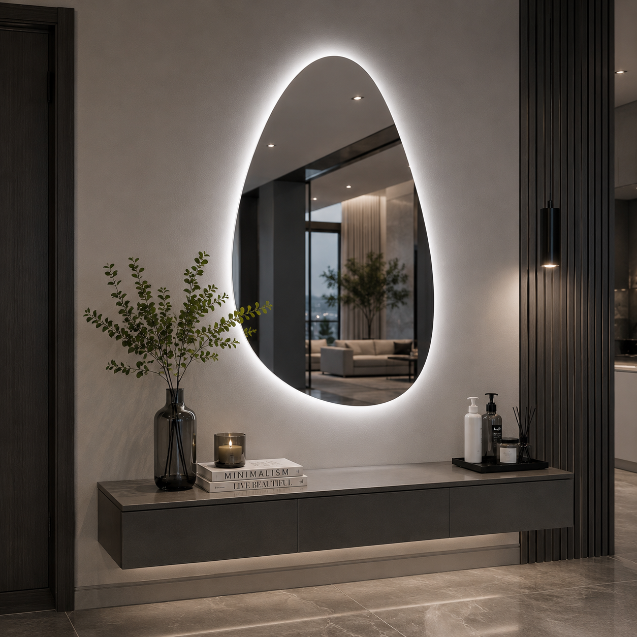 Soft Warm LED Backlighting