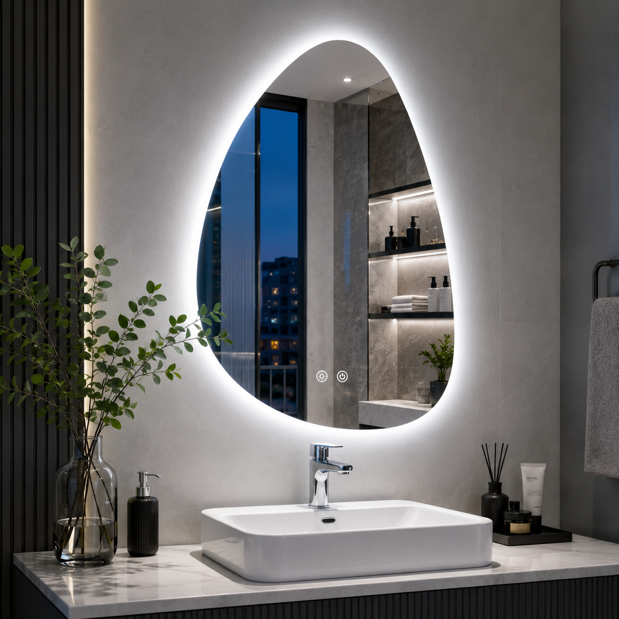 Soft Warm LED Backlighting